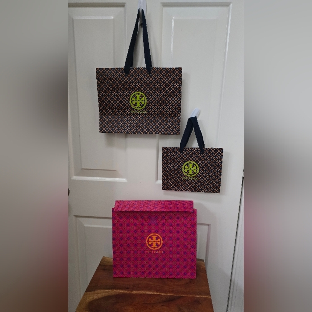 Tory Burch Paper Bags Box Set Of 3
